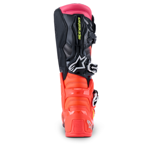 Botas Alpinestars Tech 7 Black / Red / Fluo Pink Botas Alpinestars Tech 7 Black / Red / Fluo Pink