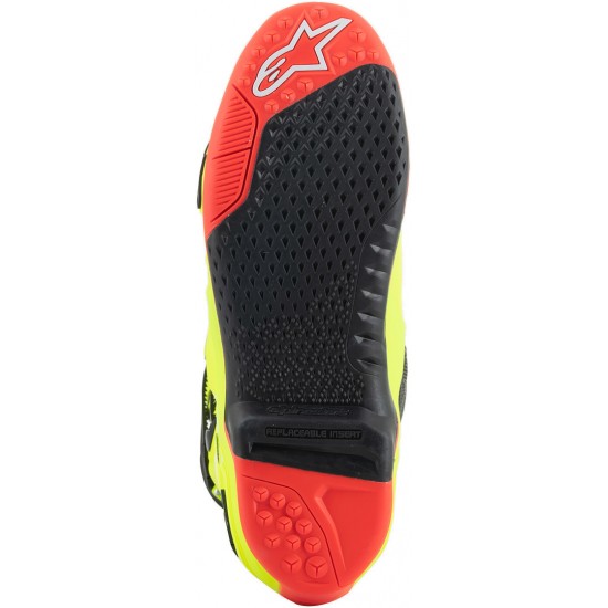 Botas Alpinestars Tech 10 Black / Yellow Fluo / Red Fluo