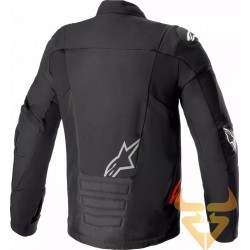 Casaco Alpinestars SMX WaterProof Black / Dark Gray / Bright Red