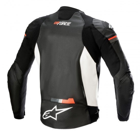 Casaco Alpinestars GP Force Airflow Pele Black / White / Fluo Red Casaco Alpinestars GP Force Airflow Pele Black / White / Fluo Red