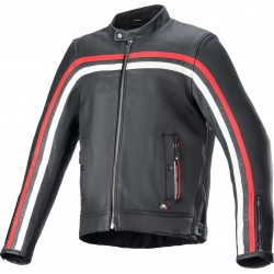 Casaco Alpinestars Dyno Pele Black / Ruby Red
