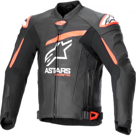Casaco Alpinestars Gp Plus V4 Airflow Pele Black / Fluo Red / White Casaco Alpinestars Gp Plus V4 Airflow Pele Black / Fluo Red / White