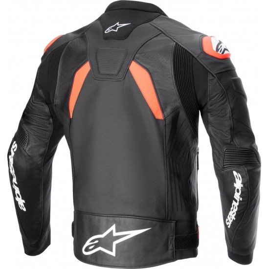 Casaco Alpinestars Gp Plus V4 Airflow Pele Black / Fluo Red / White Casaco Alpinestars Gp Plus V4 Airflow Pele Black / Fluo Red / White
