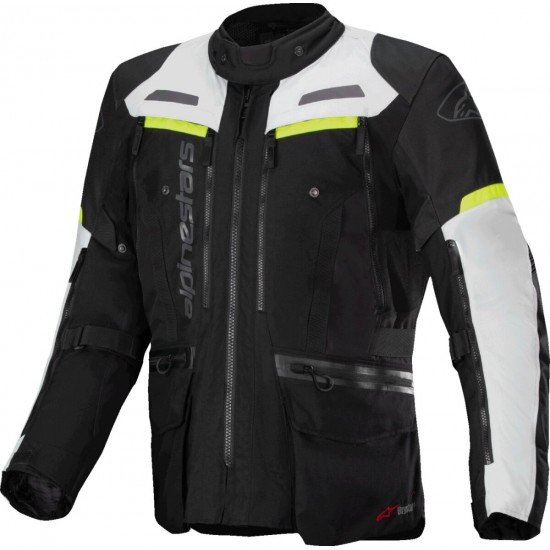 Casaco Alpinestars Bogota Pro Drystar Ice Gray / Dark Gray / Fluo Yellow