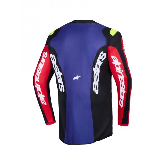 Camisola Alpinestars Fluid Grid Red / Purple / Black