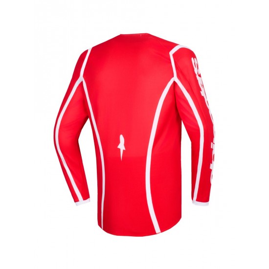 Camisola Alpinestars Fluid Apex Red / White Camisola Alpinestars Fluid Apex Red / White