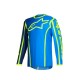 Camisola Alpinestars Fluid Apex Blue / Yellow Camisola Alpinestars Fluid Apex Blue / Yellow