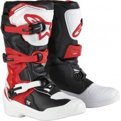Botas Criança Alpinestars Tech 3S White / Black / Red