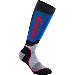 Meias Criança Alpinestars Mx Plus Black / Blue / Purple