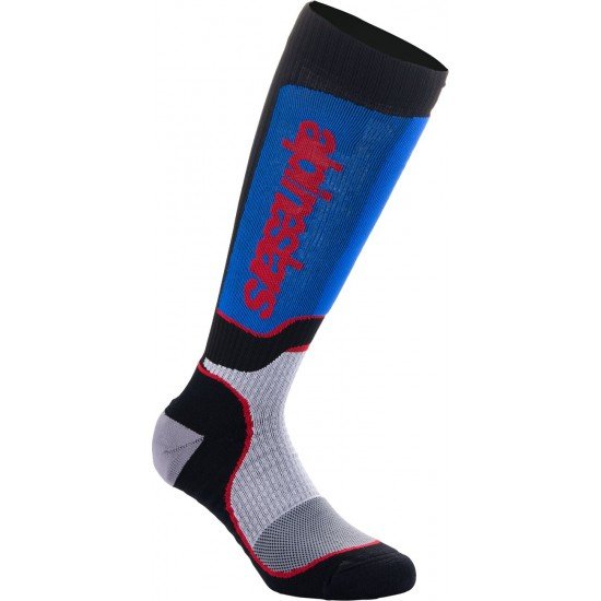 Meias Criança Alpinestars Mx Plus Black / Blue / Purple