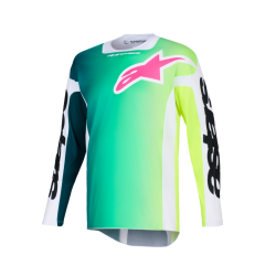 Camisola Alpinestars Racer Portl Black / Green / White