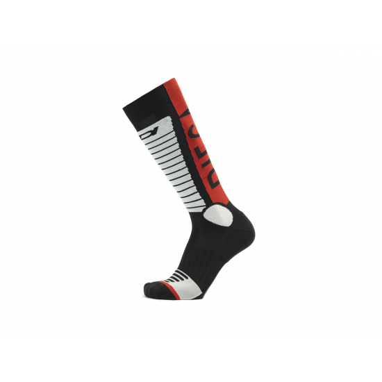 Meias Sidi Rapidus Black / Grey / Red Meias Sidi Rapidus Black / Grey / Red