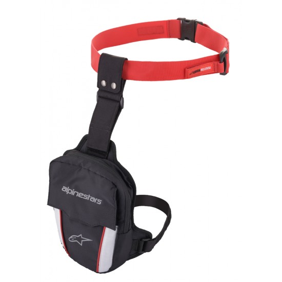 Bolsa de Perna Alpinestars Acess Black / Red / White Bolsa de Perna Alpinestars Acess Black / Red / White