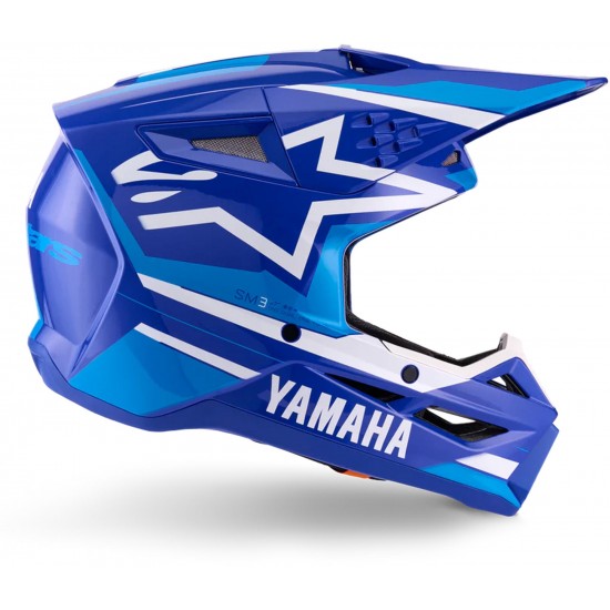 Capacete Criança Alpinestars SM3 Yamaha White / Blue