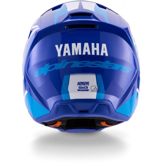 Capacete Criança Alpinestars SM3 Yamaha White / Blue