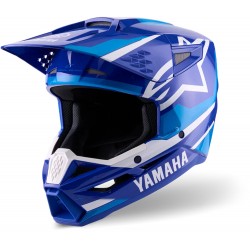 Capacete Criança Alpinestars SM3 Yamaha White / Blue