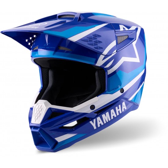 Capacete Criança Alpinestars SM3 Yamaha White / Blue