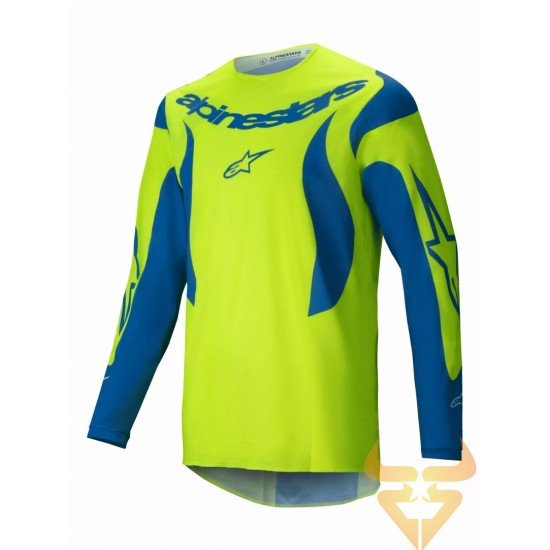Camisola Alpinestars Fluid Haul Blue / Yellow Camisola Alpinestars Fluid Haul Blue / Yellow
