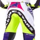 Calças Alpinestars Limited Edition Supertech SX Dirt Studios® White / Purple / Yellow Fluor