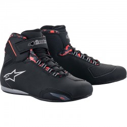 Botas Alpinestars Sektor Waterproof Black / Gray / Red