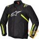 Casaco Alpinestars T-SPS V2 Waterproof Black / White / Yellow Fluo