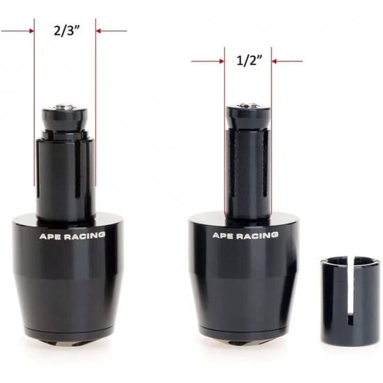 Topos De Guiador 13/17mm Ape Racing