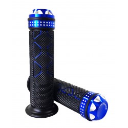 Punhos Estrada Ape Racing Triangle Black / Blue