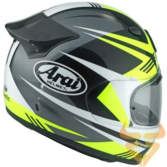 Capacete ARAI Quantic Abstract Mark Yellow Capacete ARAI Quantic Abstract Mark Yellow