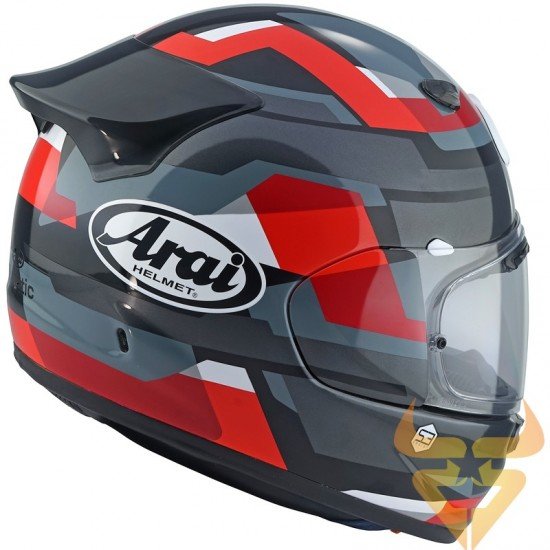 Capacete ARAI Quantic Abstract Red Capacete ARAI Quantic Abstract Red