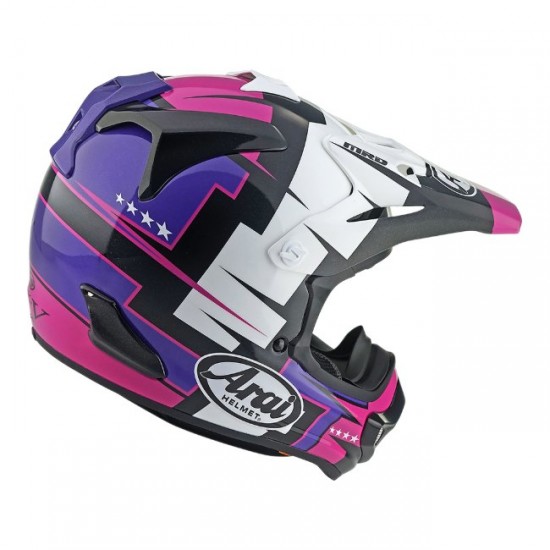 Capacete ARAI MX-V EVO Battle Purple