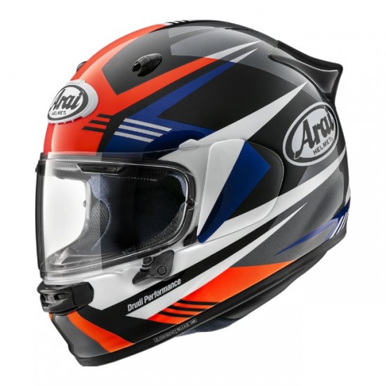 Capacete ARAI Quantic Abstract Mark Red