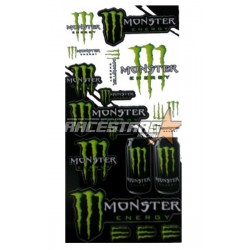 Folha Autocolantes Monster 30x15