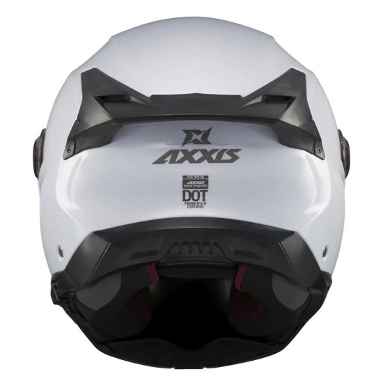 Capacete Axxis Modular Ghostfighter SV White Gloss