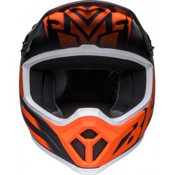 Capacete Bell Mx-9 Mips Disrupt Black Matte / Orange
