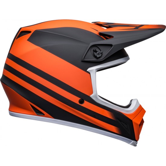 Capacete Bell Mx-9 Mips Disrupt Black Matte / Orange