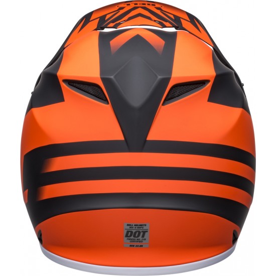 Capacete Bell Mx-9 Mips Disrupt Black Matte / Orange