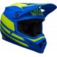 Capacete Bell Mx-9 Mips Disrupt Blue Matte / Fluo