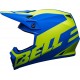 Capacete Bell Mx-9 Mips Disrupt Blue Matte / Fluo