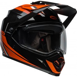 Capacete Bell Mx-9 Adventure Mips Alpine Gloss Black / Orange