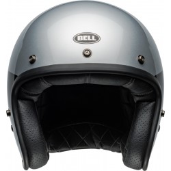 Capacete Bell Custom 500 Chassis Gloss Silver Black