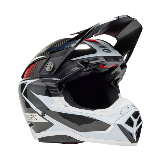 Capacete Bell Moto-10 Spherical Mips Fasthouse Renen Raycon Matte Gloss Black / White Capacete Bell Moto-10 Spherical Mips Fasthouse Renen Raycon Matte Gloss Black / White