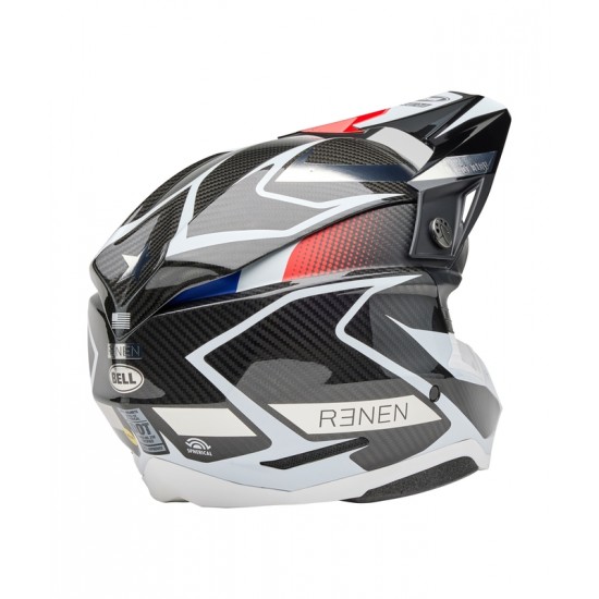 Capacete Bell Moto-10 Spherical Mips Fasthouse Renen Raycon Matte Gloss Black / White Capacete Bell Moto-10 Spherical Mips Fasthouse Renen Raycon Matte Gloss Black / White