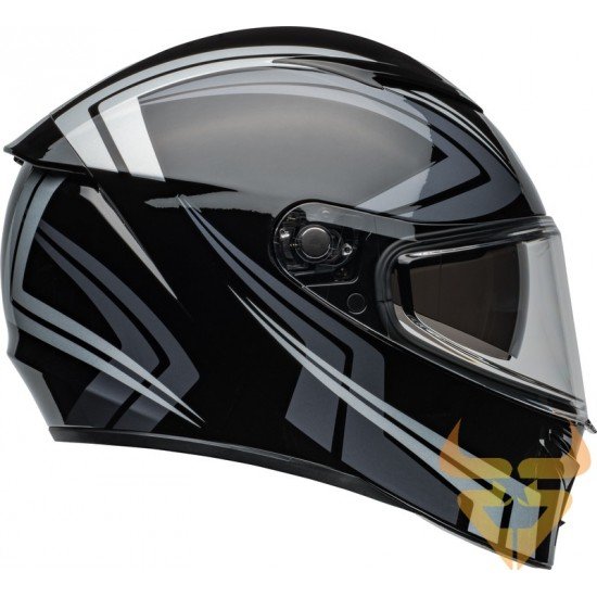 Capacete Bell Lithium Jetstream Gloss Black / Silver Capacete Bell Lithium Jetstream Gloss Black / Silver