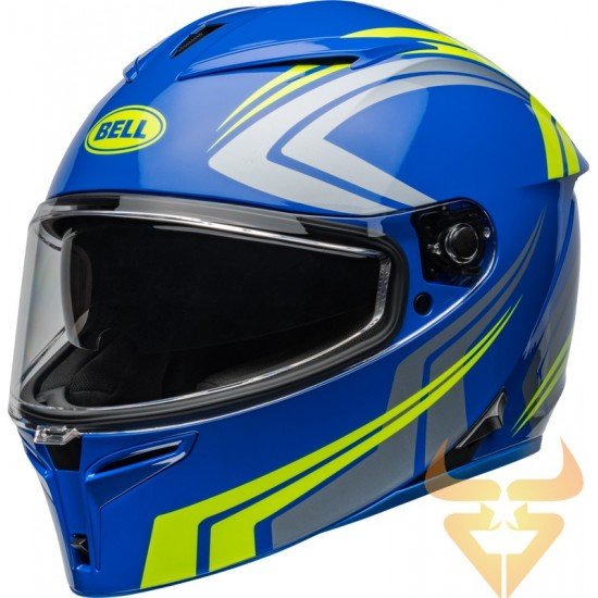 Capacete Bell Lithium Jetstream Gloss Blue / Retina Capacete Bell Lithium Jetstream Gloss Blue / Retina