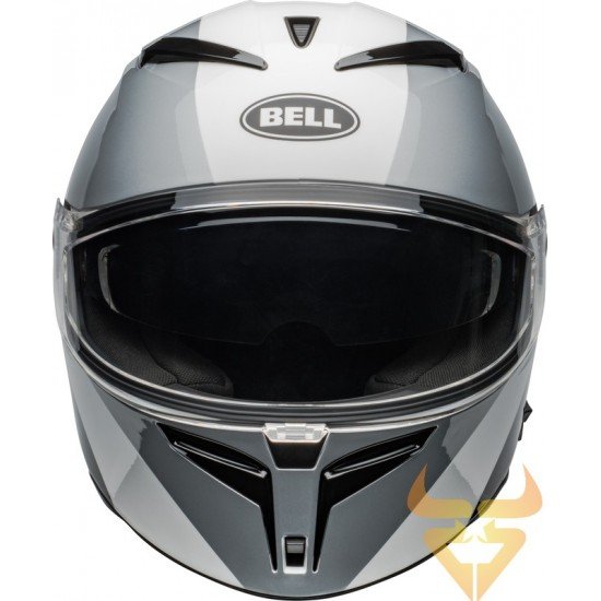Capacete Bell Lithium Shear Gloss Silver / White Capacete Bell Lithium Shear Gloss Silver / White
