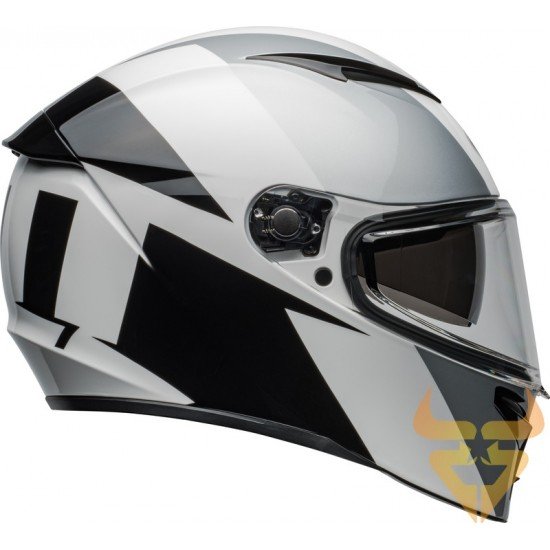Capacete Bell Lithium Shear Gloss Silver / White Capacete Bell Lithium Shear Gloss Silver / White