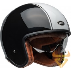 Capacete Bell TX501 Rally Gloss Black / White
