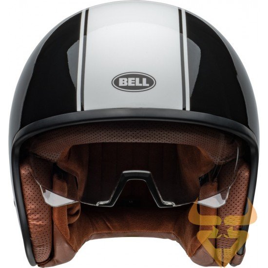 Capacete Bell TX501 Rally Gloss Black / White Capacete Bell TX501 Rally Gloss Black / White