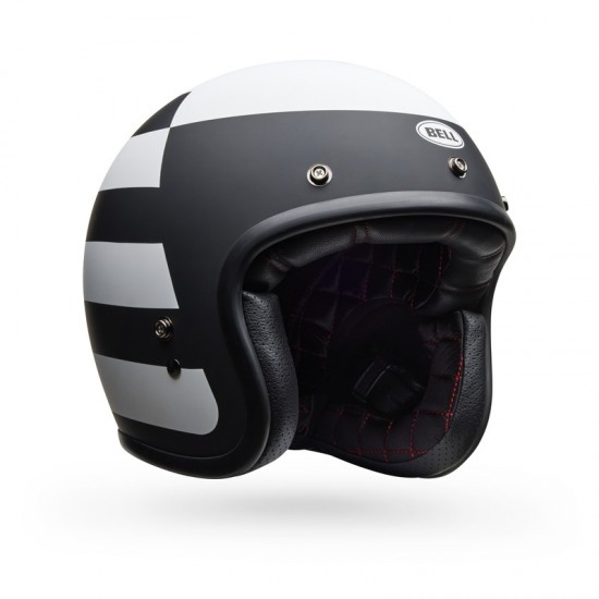 Capacete Bell Custom 500 Parlor Matte Black / White