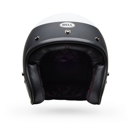 Capacete Bell Custom 500 Parlor Matte Black / White